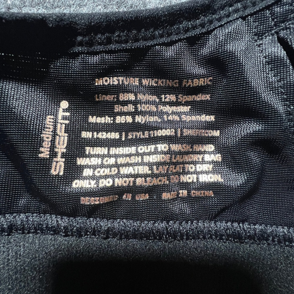 SHEFIT Ultimate Sports Bra Black High Impact Adjustable Front Zip Medium 110002 - Picture 3 of 10